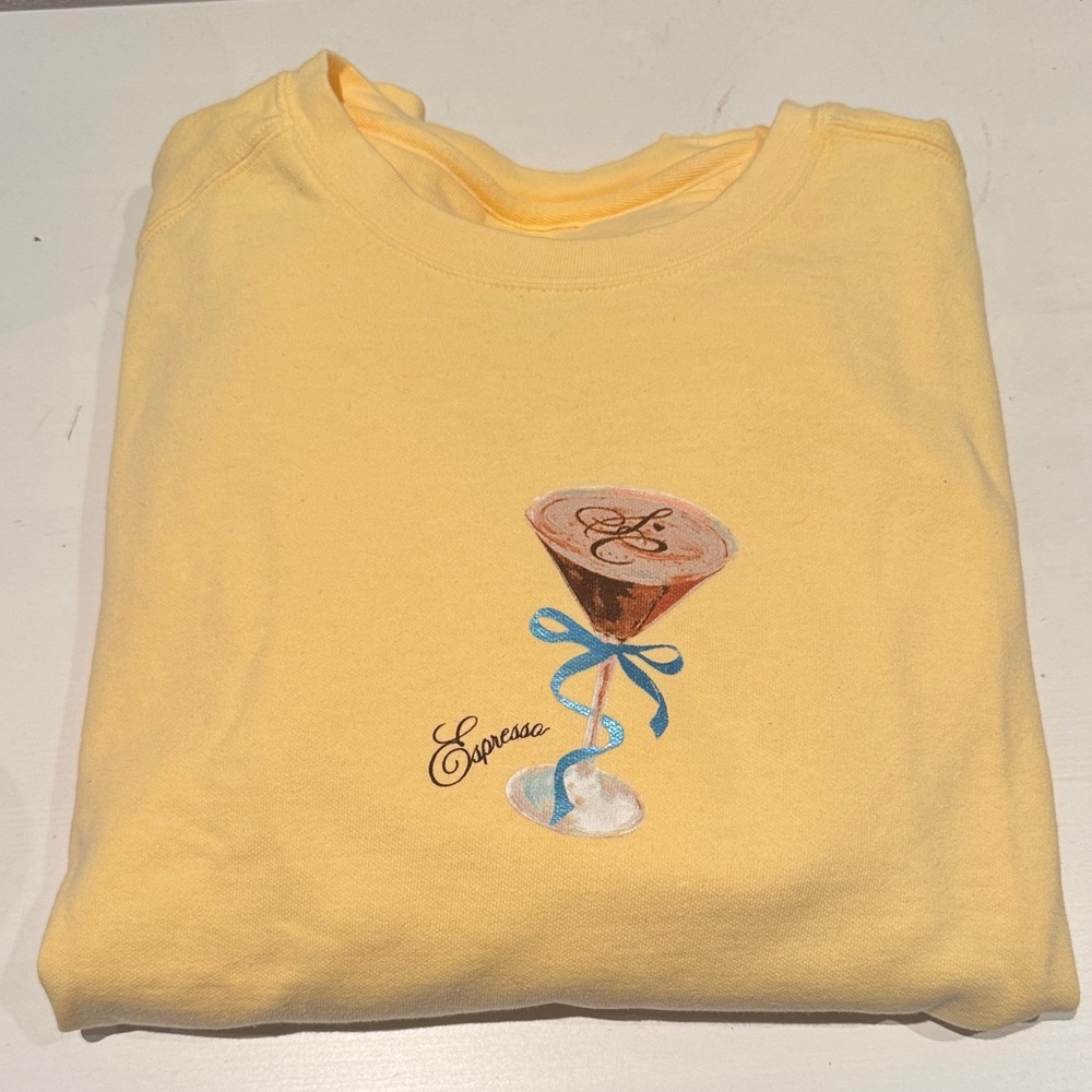 Sabrina Carpenter - Yellow Espresso Women's Sweater